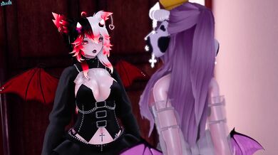 Horny Vampire Girl FUCKS Boosette at Costume Party (ft. Ferritofcourse)