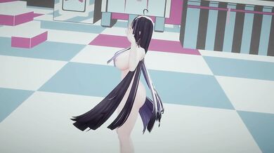 Nude Elf VTuber Dances Booo! | Hentai MMD