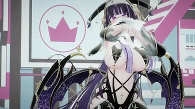 Nude Elf VTuber Dances Booo! | Hentai MMD