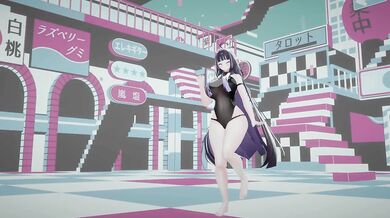 Nude Elf VTuber Dances Booo! | Hentai MMD