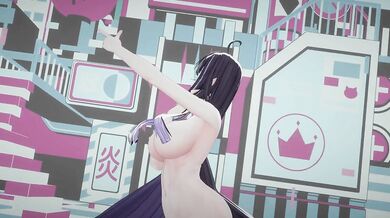Nude Elf VTuber Dances Booo! | Hentai MMD