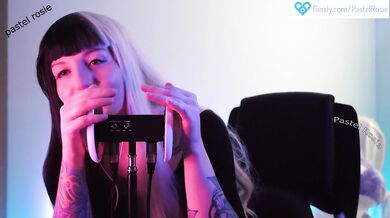SFW ASMR - Pastel Rosie Slow Deep Ear Attention Massage - Egirl Relaxing Meditation Ear Petting