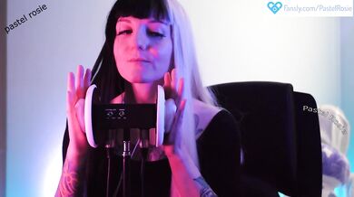 SFW ASMR - Pastel Rosie Slow Deep Ear Attention Massage - Egirl Relaxing Meditation Ear Petting