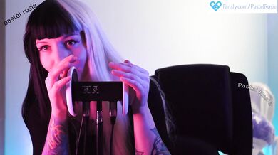 SFW ASMR - Pastel Rosie Slow Deep Ear Attention Massage - Egirl Relaxing Meditation Ear Petting