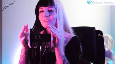 SFW ASMR - Pastel Rosie Slow Deep Ear Attention Massage - Egirl Relaxing Meditation Ear Petting
