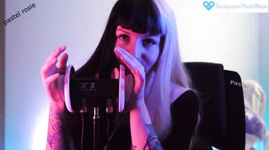SFW ASMR - Pastel Rosie Slow Deep Ear Attention Massage - Egirl Relaxing Meditation Ear Petting