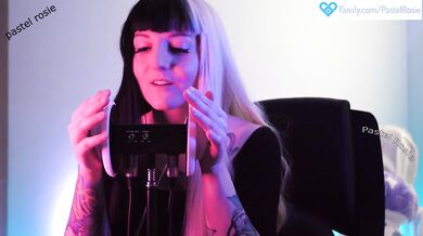 SFW ASMR - Pastel Rosie Slow Deep Ear Attention Massage - Egirl Relaxing Meditation Ear Petting
