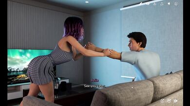3D Julia MILF Shocks with Quick, Intense Blowjob Explosion