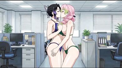 Demon Slayer Shinobu Kocho and Mitsuri Kanroji