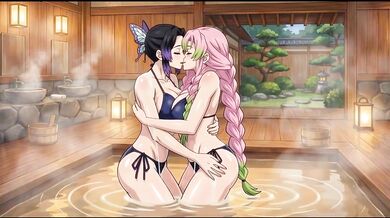 Demon Slayer Shinobu Kocho and Mitsuri Kanroji