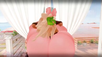 Pink haired shortstack bimbo get's face fucked by furry tanuki | Fake-estate agent, Tanuki
