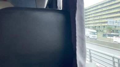 A stranger gives me a blowjob on public transport