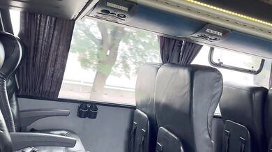 A stranger gives me a blowjob on public transport