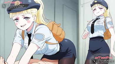 One Piece Hot Police Cosplay hentai Adult animation - Hibari Blow Job for her hot police Hentai animation by xxtoonfun
