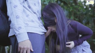 Asian squirting queen's sex vlog on the beach