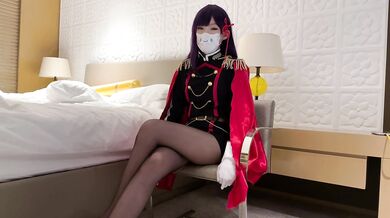 Yamashiro Ren cos footjob blowjob