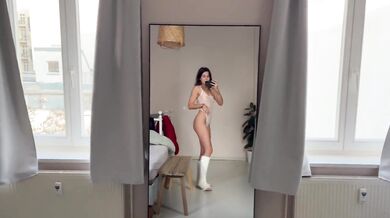 Do you like what I'm wearing? I surprised my man with my outfit and he fucked me in the kitchen