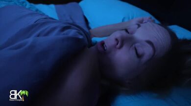 StepSon Hops Into StepMoms Bed After Nightmare - 2of3