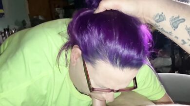 Wife’s friend giving me that hot mouth deep throat