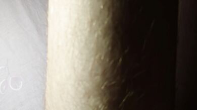 Hairy legs and pussy light and shadow play