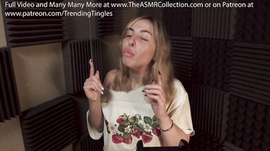 Sloppy Puckered Glass Licking ASMR