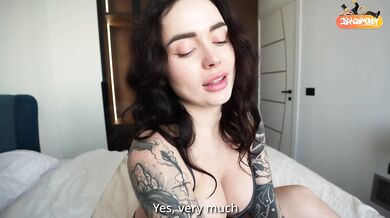 Perfect Handjob & Her Favorite Sex Positions — Cum on Her Big Tits