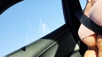 POV - Cheating With My Mouth For A Car Ride While Husband Is Gone