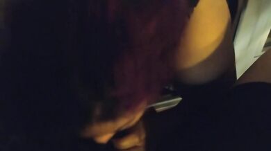 Wife gives blowjob on hotel balcony in front of tourist