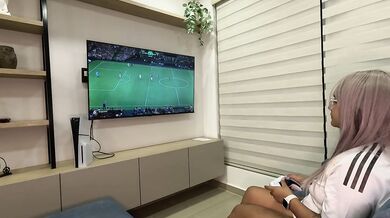 Let's play FIFA together until I come.