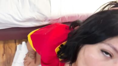 Cajera de Oxxo cogiendo con su jefe en un hotel