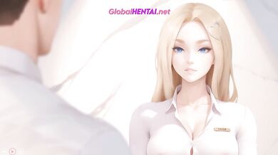 A Five-Star Hotel, a Cute Receptionist and a Housekeeper Setup Fill This Hentai Gameplay With Soft Romantic Hentai Sex
