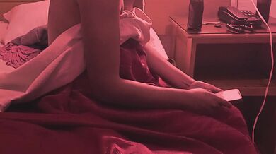 Wet pajamas and bitch warms up hot call