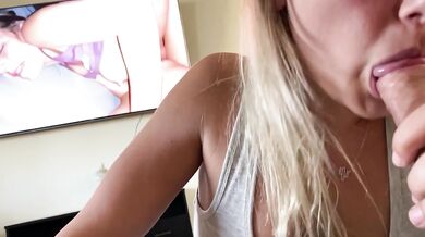 Curious Wife Fucks Stranger on the Street and Husband Gets Sucked After