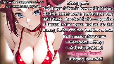 Kallen Kozuki prepared a special lingerie fashion show for you (JOI)