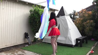 I can't believe this Big Ass Raver Girl let me creampie her