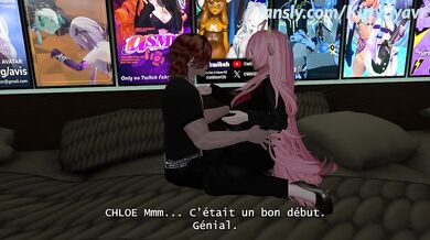 Movie night that gets out of hand into hard fucking between friends