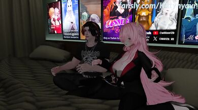 Movie night that gets out of hand into hard fucking between friends