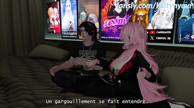 Movie night that gets out of hand into hard fucking between friends