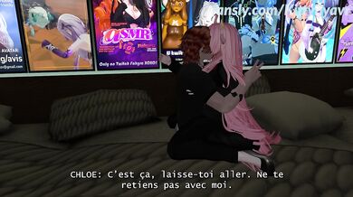 Movie night that gets out of hand into hard fucking between friends