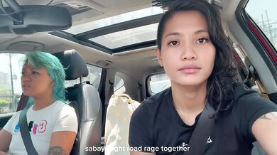 lesbians flashing while driving [ w/ ziggy rouge ]