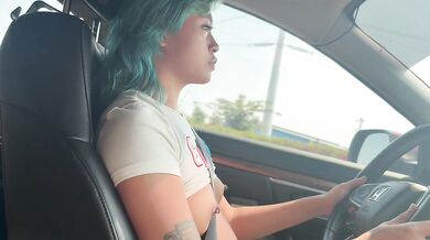 lesbians flashing while driving [ w/ ziggy rouge ]