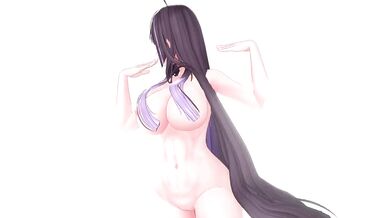 Nude Elf VTuber Dances Maniac | Hentai MMD