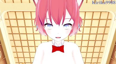 Akami Karubi (Bunny Girl) and I have intense sex in the casino. - VTuber POV Hentai
