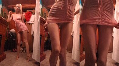 Undressing Pink Lingerie Set