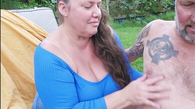 WIFE BREASTFEEDS -MY HUSBAND LOVES TO BE BREASTFED -BREAST FEEDING MY HUSBAND OUTSIDE-BIG TITS LACTATING-ADULT NURSING RELATIONSHIP-ANR
