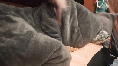 Rubbing my pussy over my thong clip 1