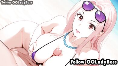 Hina Bikini Tits Job for her boss hentai anime from One Piece by ooladyboss