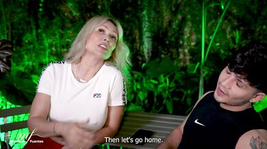 I bring my stepson's friend home so he can fuck my pussy with his big cock - Monique Fuentes & Big Jackson