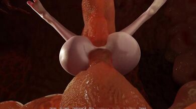 She loves being deprived of her virginity by the huge members of a mutant slug.
