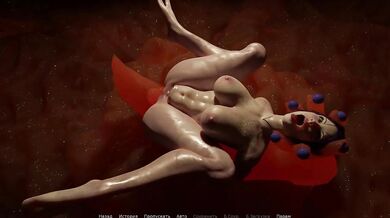 She loves being deprived of her virginity by the huge members of a mutant slug.